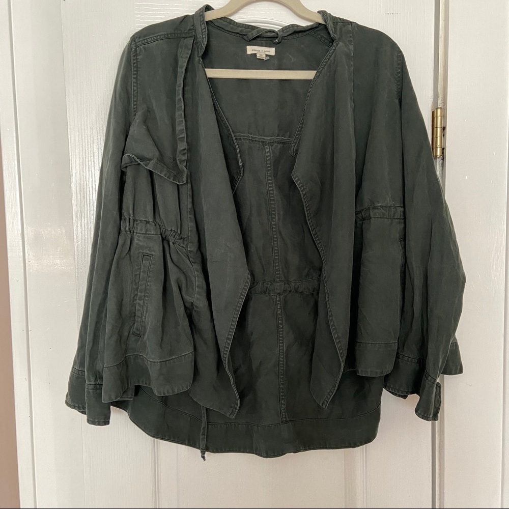 Green Waterfall jacket from urban outfitters